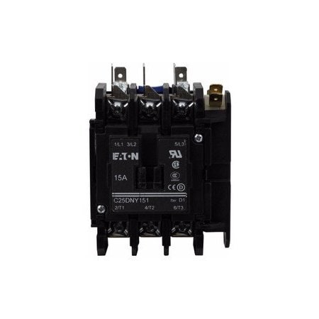 Eaton Definite Purpose Contactors Non-Reversing 3P 40A 120V 50/60Hz D Frame C25DNY113A